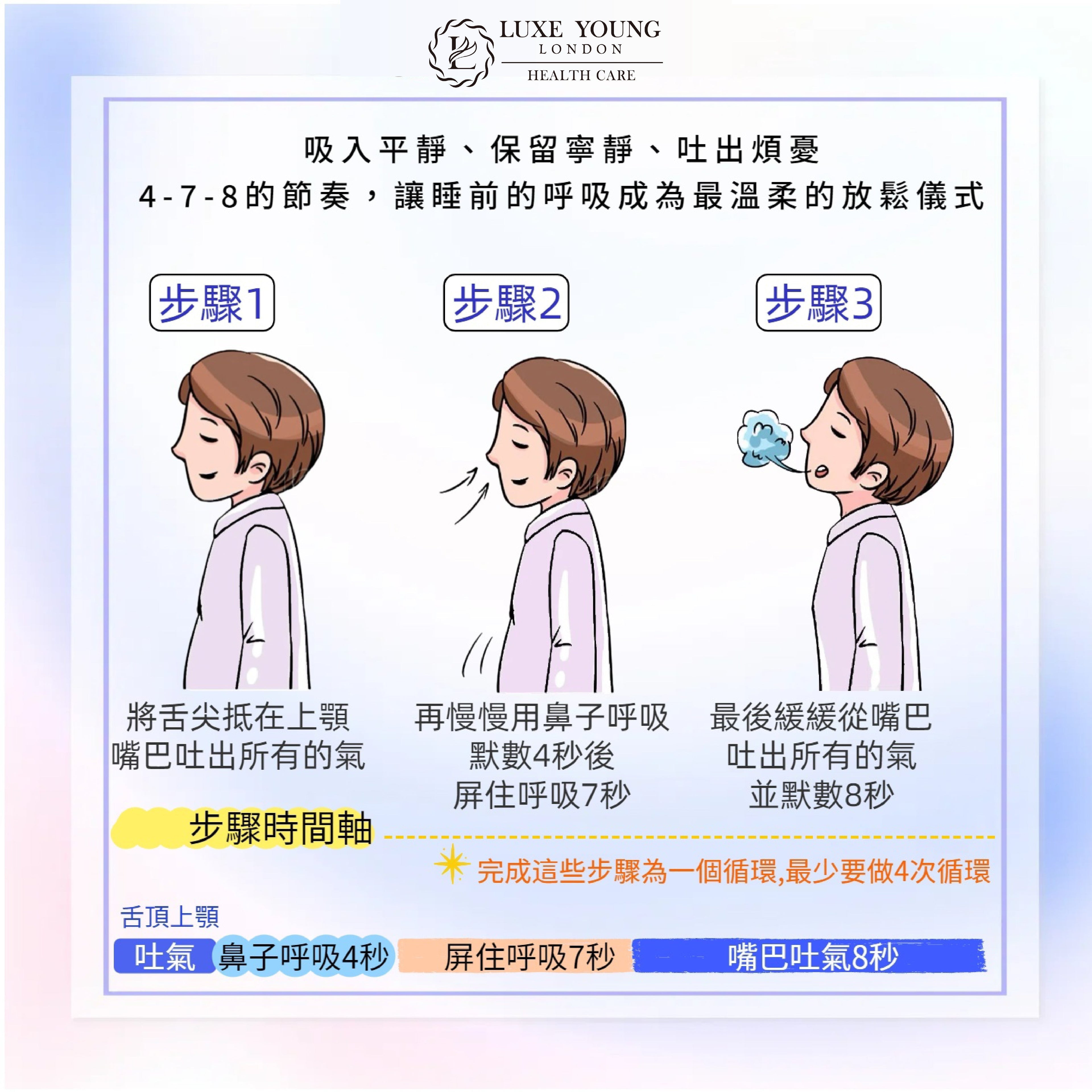 478 呼吸法｜用一口氣，找回內在的寧靜