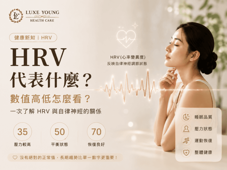 HRV 代表什麼｜數值高低怎麼看？一次了解 HRV 與自律神經的關係